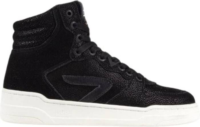Hub Court-Z high dS Zwart Leer Hoge sneakers Dames