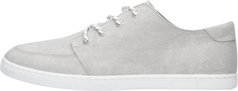 Hub Grijze Tennisgeïnspireerde Sneaker Gray Heren