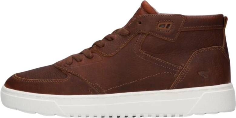 Hub Heren Hoge Sneakers Nevada Brown Heren