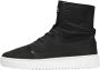 Hub Chess 3.0 Hoge sneakers Leren Sneaker Dames Zwart - Thumbnail 2