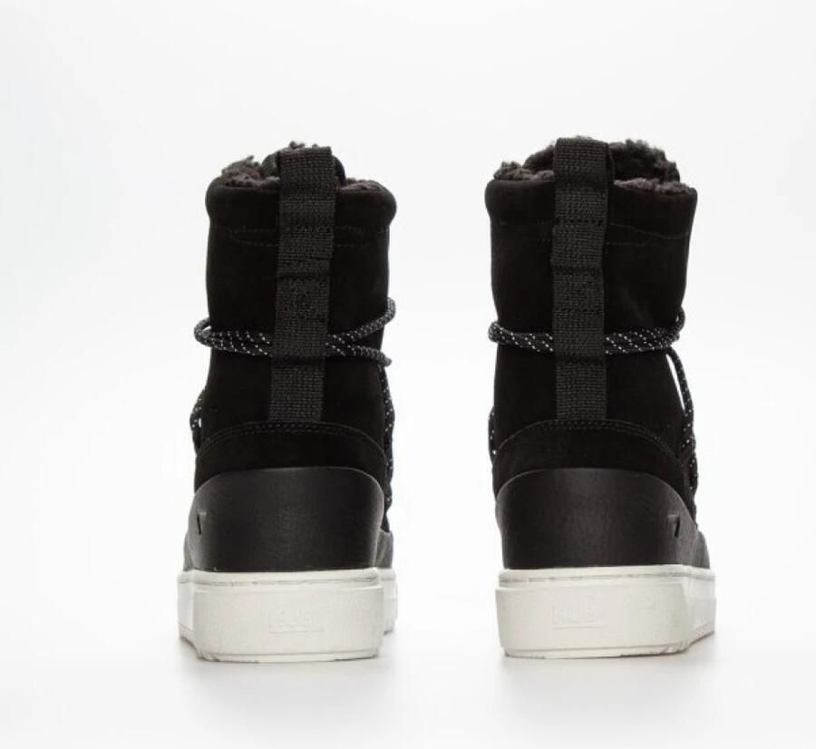 Hub Luna Veterboots Laarzen Met Veters Dames Zwart - Foto 4