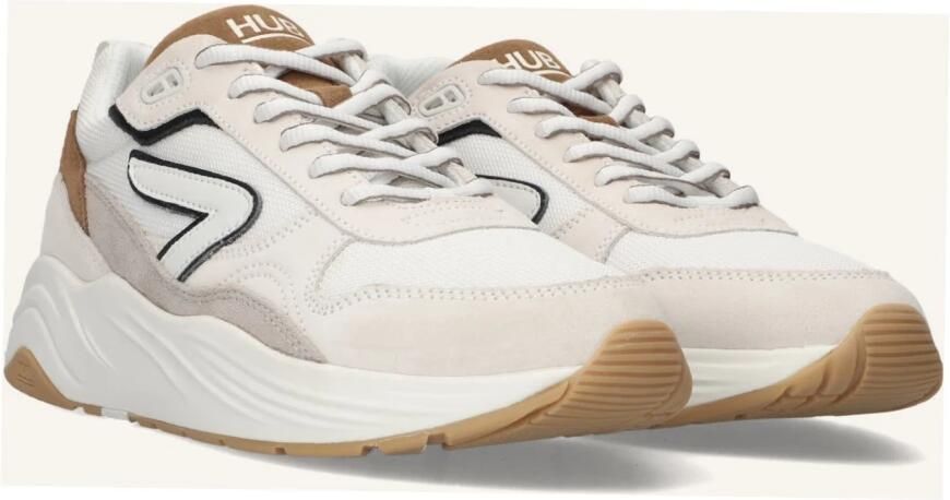 Hub Glide off white cognac Dark Coffee Suede - Foto 2