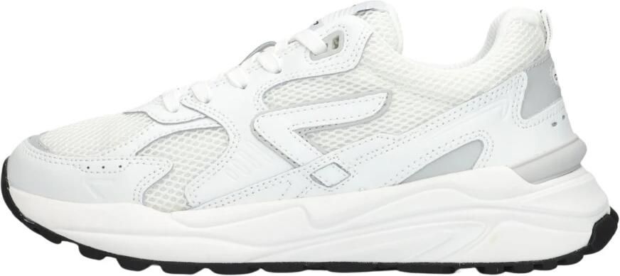 Hub Grid-w Sneakers Dames Leren Sneaker Wit - Foto 2