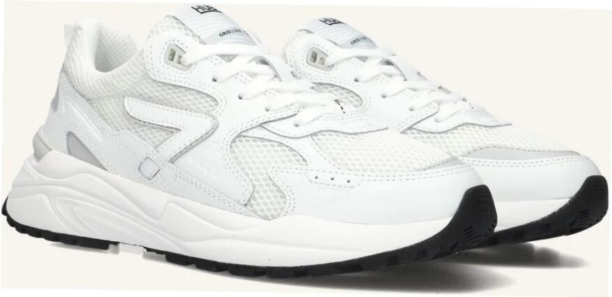 Hub Grid-w Sneakers Dames Leren Sneaker Wit - Foto 3