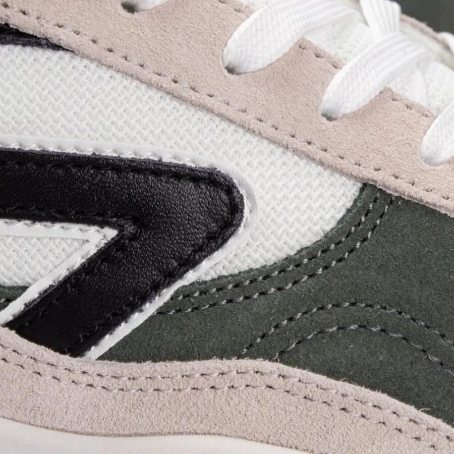 HUB Glide chunky suède sneakers beige zwart