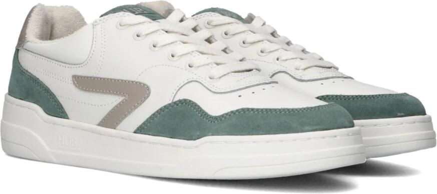 Hub Court-z Men Lage sneakers Leren Sneaker Heren Wit