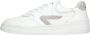 Hub Retro Sneaker Court-z Lage sneakers Leren Sneaker Dames Wit - Thumbnail 3