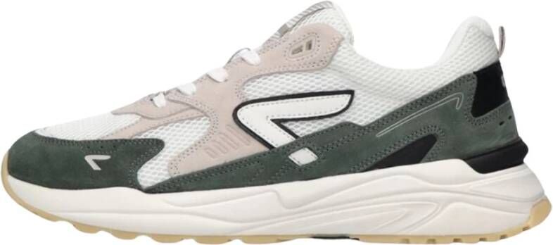 HUB Lage sneakers Grid-m stijl