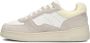 Hub Match Sneakers Leren Sneaker Dames Beige - Thumbnail 2