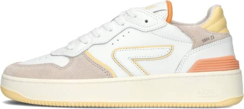 Hub Retro Stijl Witte Sneakers White Dames