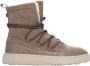 Hub Luna Veterboots Laarzen Met Veters Dames Taupe - Thumbnail 2