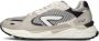Hub Slam-m Sneakers Leren Sneaker Heren Beige - Thumbnail 2