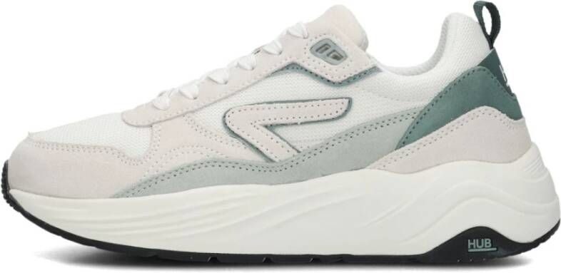 Hub Witte Chunky Sole Sneakers voor vrouwen White Dames