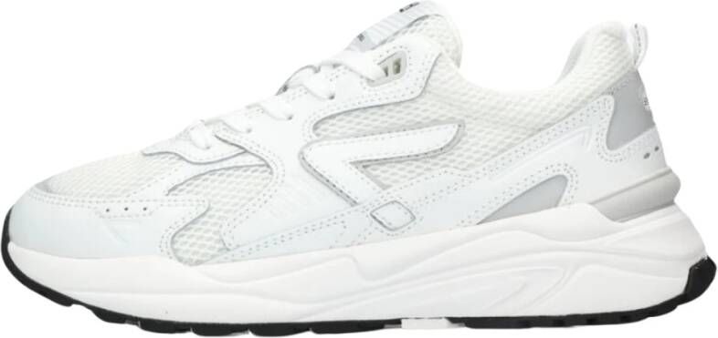 Hub Witte Lage Sneakers Grid-w White Dames