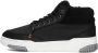 Hub Mark 2.1 Sneakers Heren Leren Sneaker Zwart - Thumbnail 2