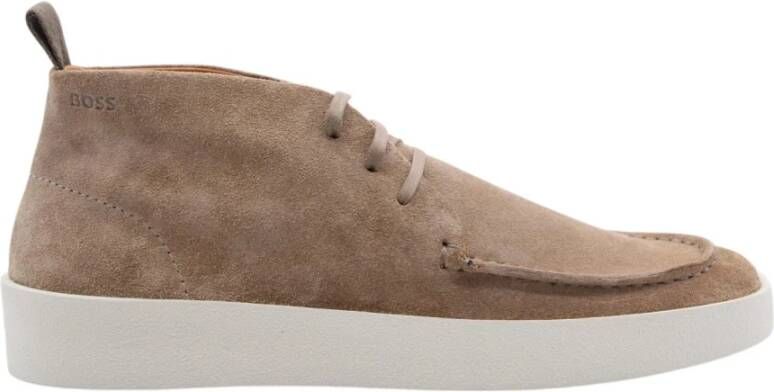 BOSS Nette Schoenen Heren Sienne_desb Maat: 44 Materiaal: Suède Kleur: Beige - Foto 17