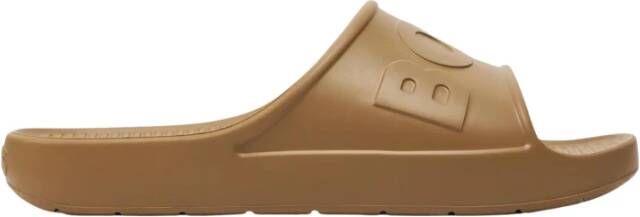 Hugo Beige Slider Sandalen voor Mannen