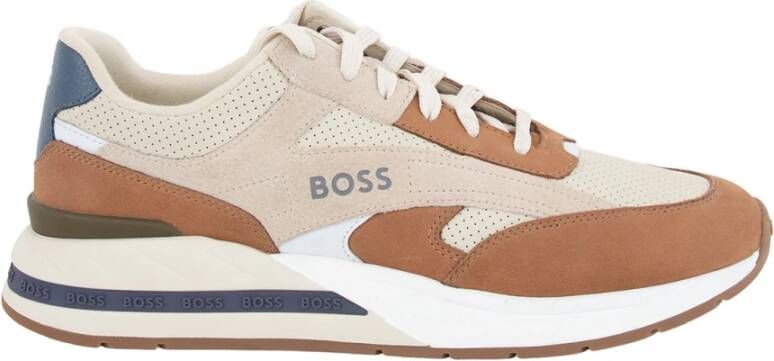 Hugo Beige Sneaker voor Stijlvolle Look