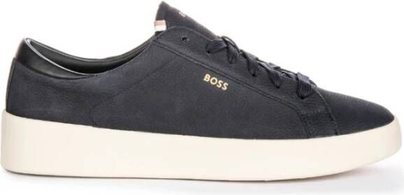 Hugo Belwar Tenn Gehamerd Leren Sneakers