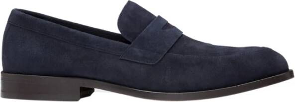 Hugo Blauwe Loafers Elegant Comfortabel Stijlvol