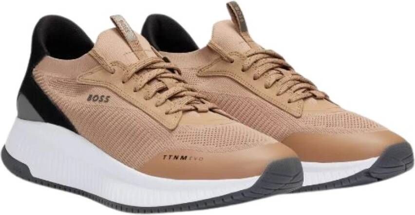 Hugo Blauwe Sneaker voor Stijlvolle Look