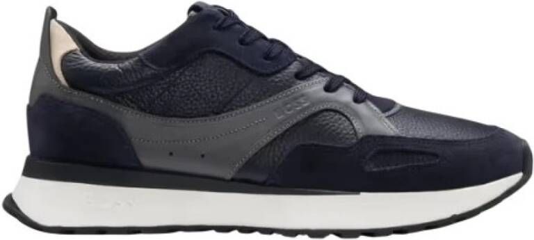 BOSS Jonah Runner heren sneaker Donkerblauw