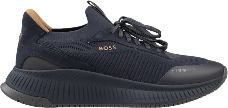 Hugo Blauwe Sneakers voor Mannen - Foto 2