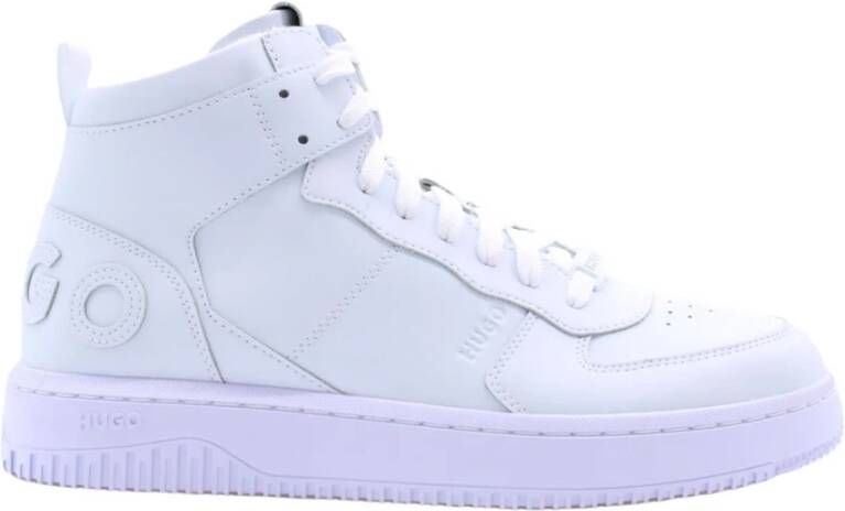 HUGO High top sneakers met label in reliëf model 'Kilian' - Foto 3