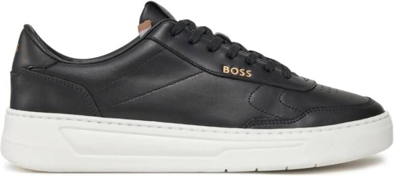 Hugo Boss Zwarte Sneakers voor Mannen Black Heren