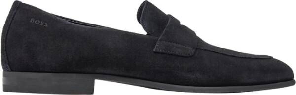 Hugo Boss Blauwe Instappers Loafers Blue Heren