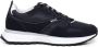 Hugo Boss Blauwe Leren Sneakers met Logo Applique Blue Heren - Thumbnail 6