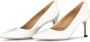 Hugo Boss Elegante leren pumps met puntige neus White Dames - Thumbnail 1
