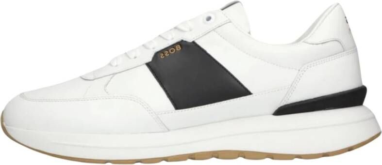 Hugo Boss Heren Lage Jace Runn Sneakers White Heren
