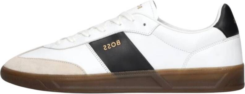 Hugo Boss Heren Lage Sneakers Brandon Tenn White Heren