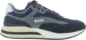 Hugo Boss Herenschoenen Marine Kurt Runn Blauw Heren