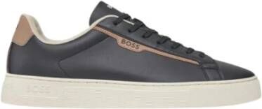 Hugo Boss Donkerblauwe Rhys Tenn Sneakers Blue Heren