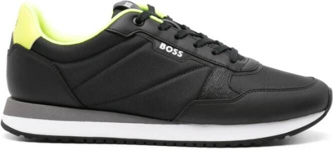 Hugo Boss Klassieke Witte Sneakers voor Mannen Black Heren