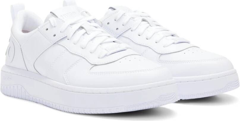 HUGO Lage Sneakers Heren Kilian Tenn Maat: 44 Materiaal: Leer Kleur: Wit - Foto 3