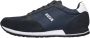 BOSS Lage Sneakers Heren Parkour-l Runn Maat: 41 Materiaal: Leer Kleur: Blauw - Thumbnail 2