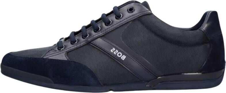 Hugo Boss Lage Sneakers Saturn Lowp Blue Heren