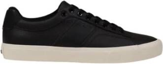 Hugo Boss Leren sneaker voor mannen Black Heren