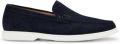 Hugo Boss InstapSchoen Blauw Mannen Lente Zomer Collectie Suède - Blauw