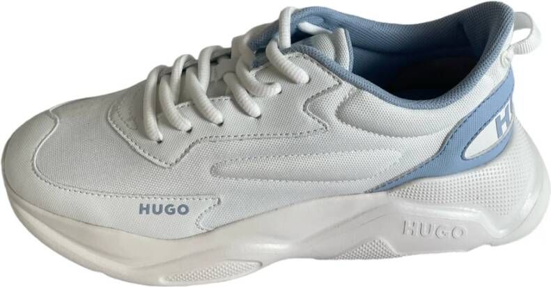 Hugo Boss Pastelblauwe Sneakers met Contrastdetails Multicolor Dames