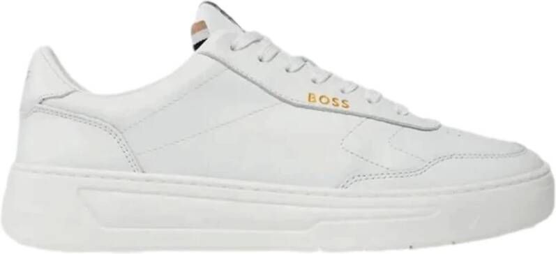 Hugo Boss Witte Tennisschoenen Mannen Lichtgewicht Comfort White Heren - Foto 4