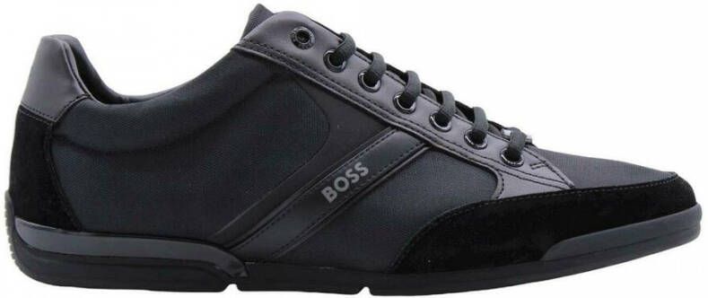Hugo Boss Saturn Lowp Shoe Black Zwart Heren - Foto 4