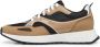 Hugo Boss Beige Sneakers met Retro Design en Bicolor Zool Beige Heren - Thumbnail 2