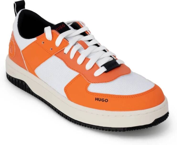 Hugo Boss Kilian Tenn sneaker van imitatieleer met mesh details