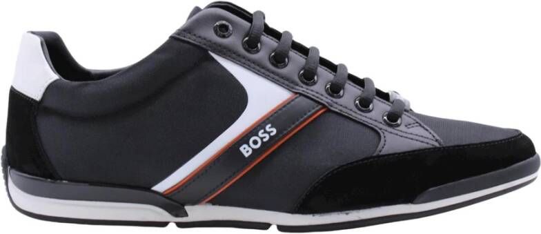 BOSS Lage Sneakers Heren 50480546 Maat: 40 Materiaal: Leatherlook Kleur: Zwart - Foto 17