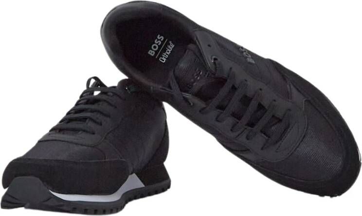 Boss Hugo Sneakers Heren Lage sneakers Herenschoenen Canvas Parkour runn NOS Zwart - Foto 4