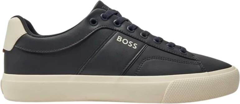 Hugo Boss Sportieve Zwarte Sneakers Aiden Tenn Black Heren